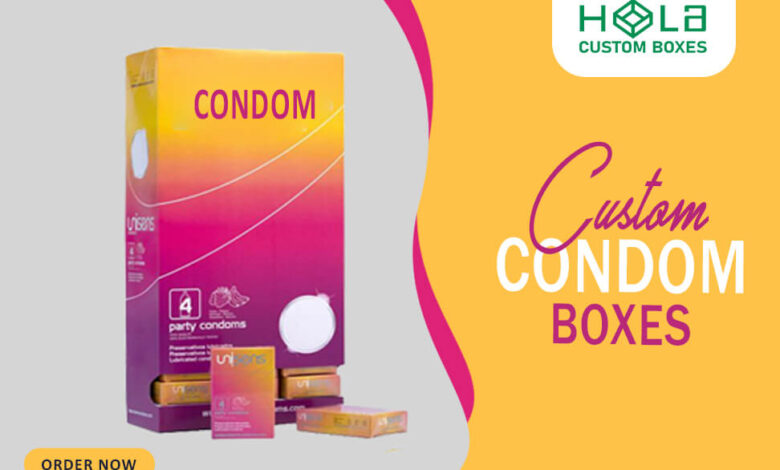 Custom Condom Packaging Boxes